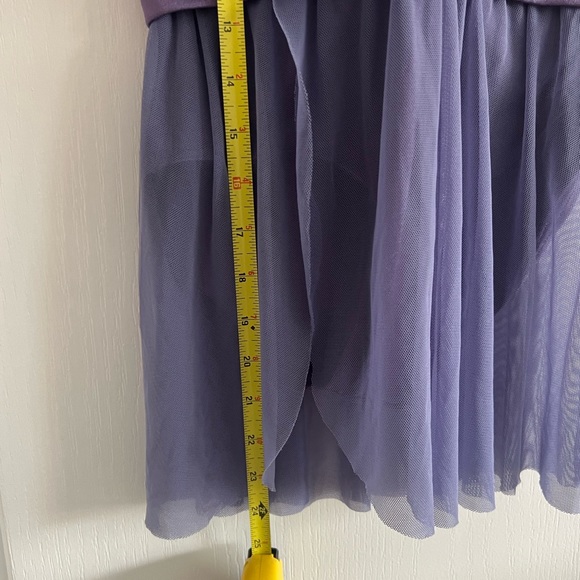 Weissman Dance Costume MC Draped Fabric with Lace Embellishment at bodice - Picture 12 of 15